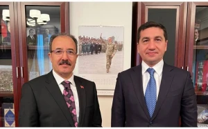 Cahit Bağcı Hikmət Hacıyevlə görüşdü - FOTO