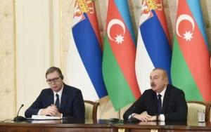 Azərbaycan və Serbiya Prezidentləri mətbuata bəyanatlarla çıxış ediblər - YENİLƏNİB + FOTO