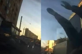 Sürücünün sürət həddini aşması piyadanı vurmasına səbəb oldu - ANBAAN  ŞOK VİDEO