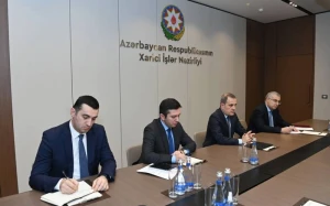 Ceyhun Bayramov BQXK-nın Azərbaycandakı Nümayəndəliyinin rəhbəri ilə GÖRÜŞDÜ