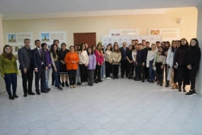 ASAPES rəsmiləri BSU tələbələri ilə görüşdü - FOTOLAR