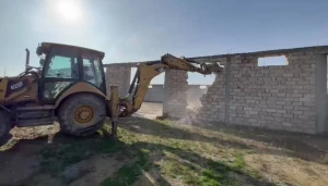 Bakıda qanunsuz tikintilərin qarşısı alındı - VİDEO