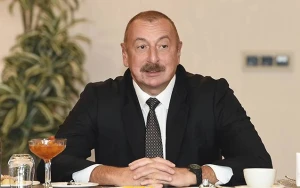 İlham Əliyev Qərbi Azərbaycan İcmasının binasında - Fotolar + Video + Yenilənib