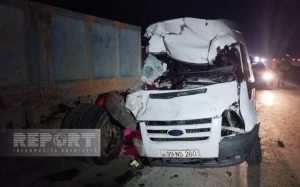 Azərbaycanda dəhşətli qəza - Ölən və yaralanan var (Foto)