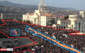 Xankəndidəki aksiyada əslində neçə nəfər iştirak edib? - FOTO