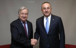 Çavuşoğlu BMT-nin Baş katibi ilə bu məsələləri müzakirə etdi