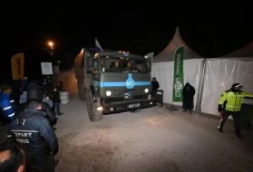 Sülhməramlıların 15 maşını Xankəndi-Laçın yolundan keçdi