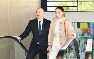 Prezidentlə xanımı “Şabran” İstirahət Kompleksinin açılışında - FOTO