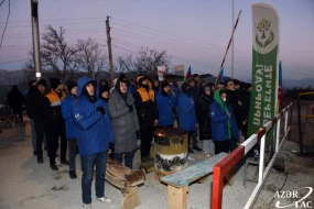 Xankəndi yolundakı aksiyanın 19-cu günü - FOTO