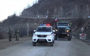 Sülhməramlıların daha 2 avtomobili Laçın-Xankəndi yolundan maneəsiz keçdi
