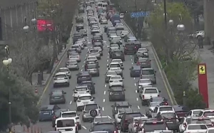 Bakıda sıxlıq olan yollar - SİYAHI