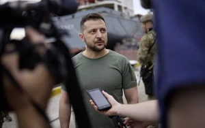 Zelenski Polşaya getdi