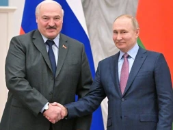 Putin Lukaşenko ilə görüş keçirdi
