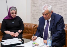 ADU və Çeçenistan Dövlət Pedaqoji Universiteti arasında saziş imzalandı - FOTOLAR