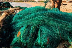 Su hövzələrindən 685 metr uzunluğunda sintetik tor götürüldü