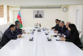 Tacikistan Respublikasının Azərbaycandakı səfiri ilə görüş keçirilib