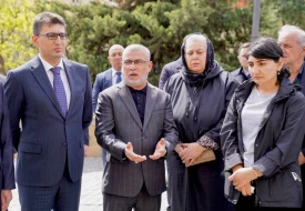 İçərişəhərdə küçəyə Vətən müharibəsi şəhidinin adı verildi - FOTOLAR