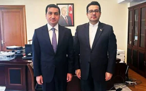 Hikmət Hacıyev İran səfiri ilə görüşdü