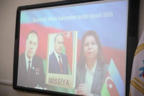 \"Professor Mahirə Hüseynovanın azərbaycançılıq missiyası\" adlı elmi seminarı keçirildi - FOTOLAR