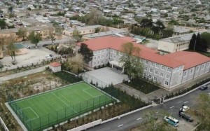 İlham Əliyev və Mehriban Əliyeva yeni məktəbin açılışında - YENİLƏNİB (FOTOLAR)