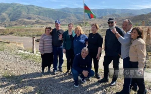 ABŞ və İsrail nümayəndə heyəti Xudafərin körpüsünü ziyarət etdi - FOTO