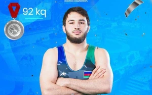 Güləşçimiz gümüş medal qazandı