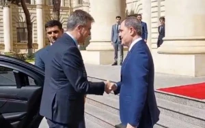 Azərbaycan və İsrail XİN rəhbərlərinin görüşü başladı - VİDEO