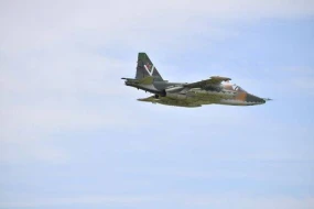 Rusiyaya məxsus Su-25 qırıcısı qəzaya uğradı