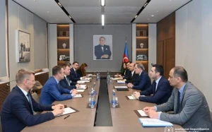 Ceyhun Bayramov Litva xarici işlər nazirinin müavini ilə görüşdü - FOTO