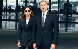 Prezidentlə xanımı Cansu və Qamze ilə görüşdülər