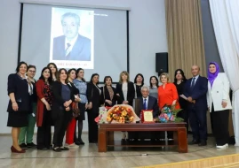 ADU-da professor Adil Babayevin 85 illik yubileyi qeyd olunub - FOTO
