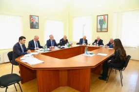Ekologiya və təbii sərvətlər naziri Oğuzda vətəndaşları qəbul etdi - FOTO