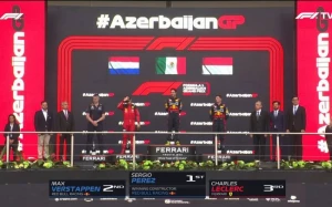 Azərbaycan Qran-prisinin qalibləri mükafatlandırılıblar - Formula 1