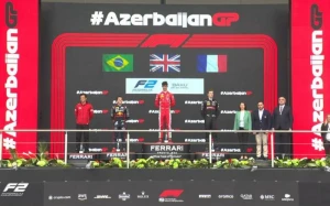 “Formula 2” üzrə Azərbaycan Qran-prisinin qalibləri mükafatlandırıldılar