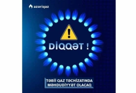 DİQQƏT! İki rayonda qaz kəsiləcək
