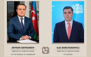 Ceyhun Bayramov Gürcüstana başsağlığı verdi