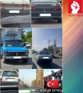 İran avtomobillərə Türkiyə və Azərbaycan bayrağı vurulması ilə bağlı xəbərdarlıq etdi