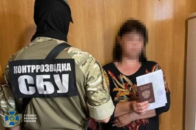 Ukrayanda Rusiya agenti olan qadınlar tutuldu - FOTO