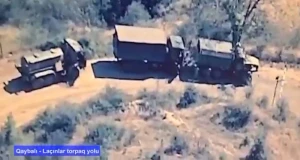 Qarabağda separatçıların qanunsuz hərbi daşımaları davam edir - VİDEO