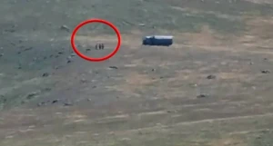 Erməni diversantın saxlanılma görüntüləri - VİDEO