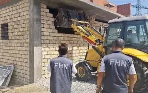 Masazırda vətəndaşın qanunsuz tikintisi söküldü - VİDEO