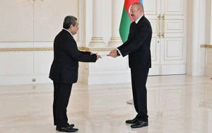 Prezident yeni səfirləri qəbul etdi - YENİLƏNDİ (FOTOLAR)