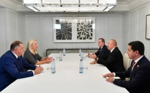 İlham Əliyev Serb Respublikasının Prezidenti ilə görüşdü - YENİLƏNDİ