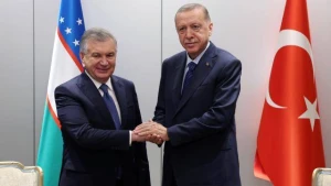 Ərdoğan özbək həmkarı ilə danışıqlar apardı