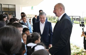 Mehriban Əliyeva Füzulidə məktəb açılışından paylaşım etdi - FOTOLAR