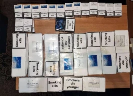 Gömrük nəzarətindən gizlədilən siqaretlər aşkar edilib - FOTO