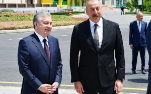 Prezidentlər Füzulidə məktəbin açılışında iştirak etdilər