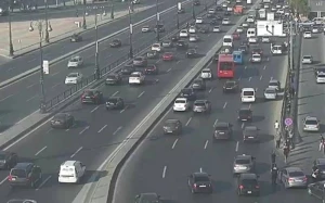 Bakıda bu yollarda tıxac var - SİYAHI