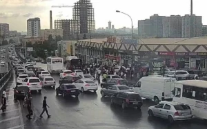 Bakıda bu yollarda tıxac var - SİYAHI