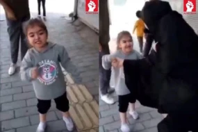 İranda balaca uşaq da anti-hökumət şüarı səsləndirir - VİDEO
